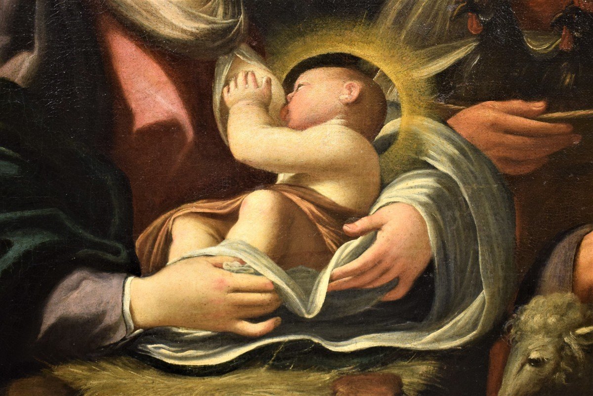 Nativité - atelier de Gerrit van Honthorst (Utrecht 1592-1656)-photo-4