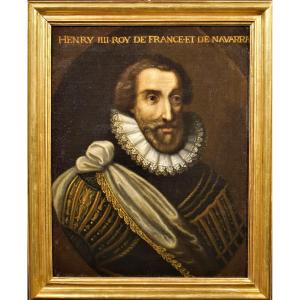 Henri IV, roi de France et de Navarre - école française  du 16ème siècle