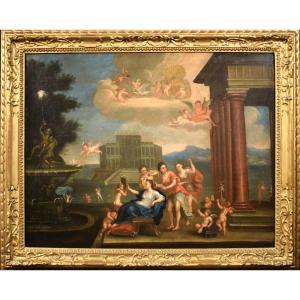 The Toilet Of Venus - Circle Of Francesco Albani (bologna 1578-1660) 