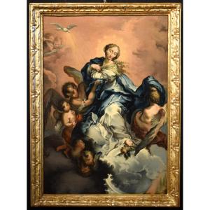 Assumption Of The Virgin - Circle Of Domenico Piola (genoa, 1627 – 1703)