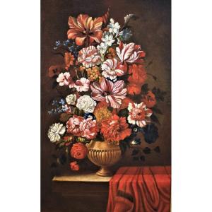 Nature morte de fleurs - Atelier de Nicolas Baudesson  (Troyes, 1611 – Paris, 1680)