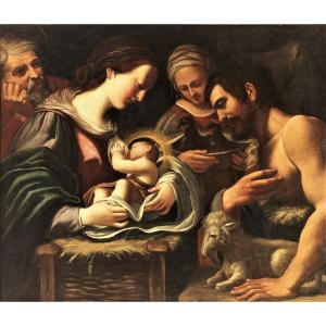 Nativité - atelier de Gerrit van Honthorst (Utrecht 1592-1656)