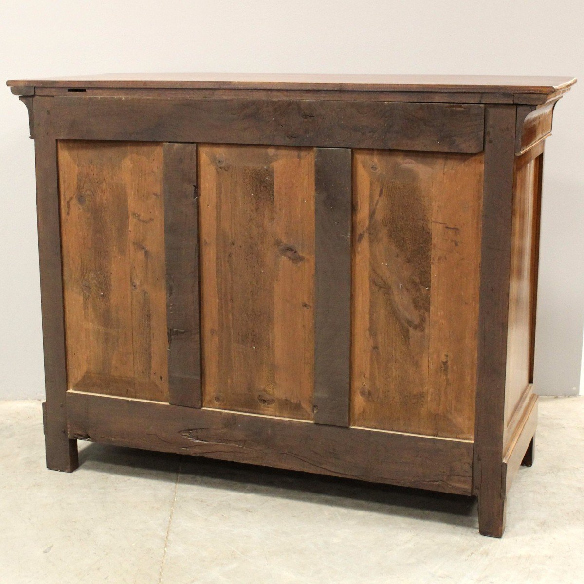 Antique Louis Philippe Sideboard Dresser Cabinet Cupboard Buffet In Walnut – 19th-photo-7