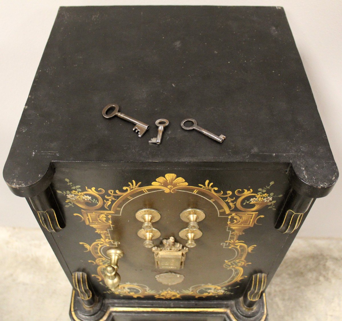 Antique Safe Strongbox - 19th-photo-7