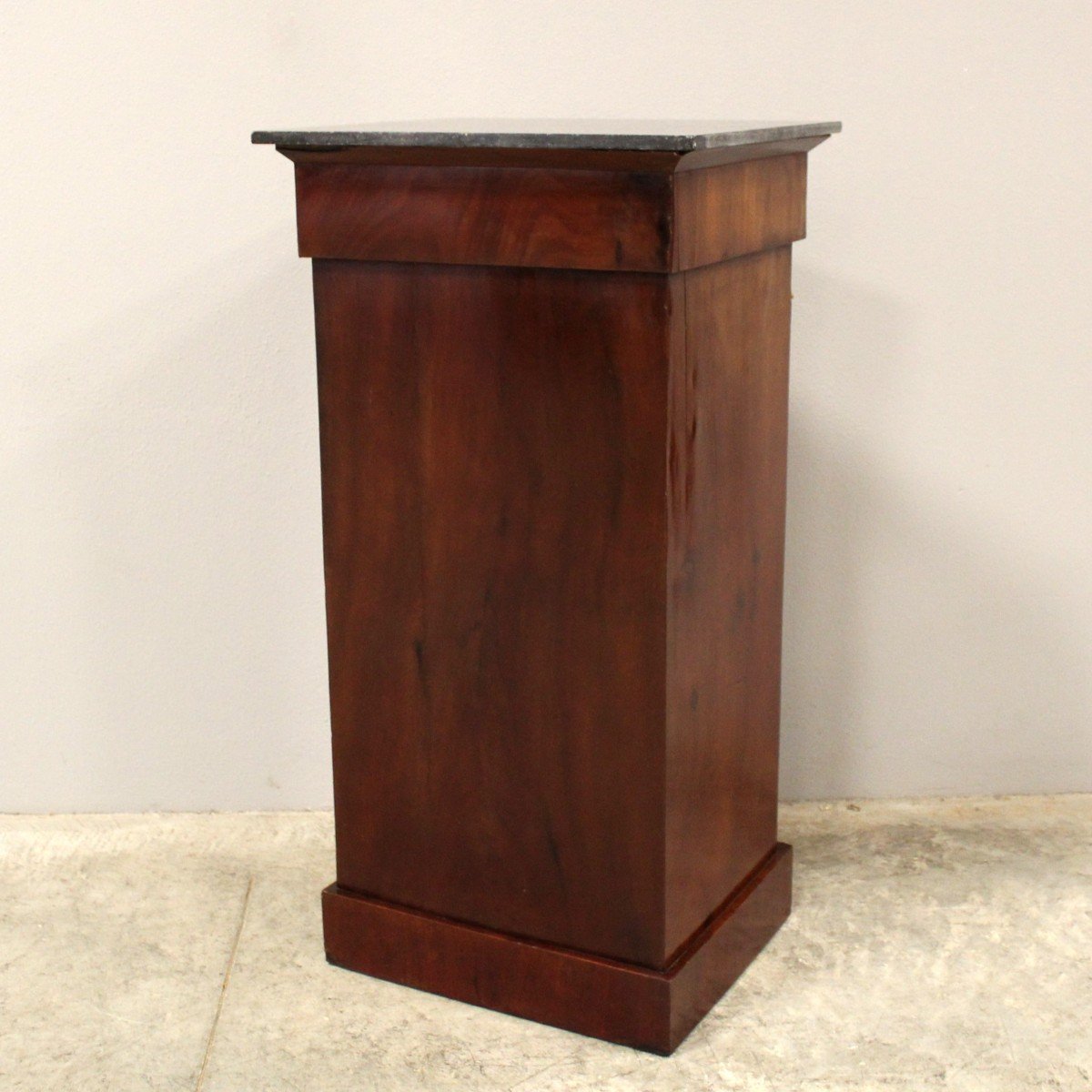 Antique Empire Bedside Nightstand Table "return From Egypt" 1798/1805  In Mahogany-photo-8