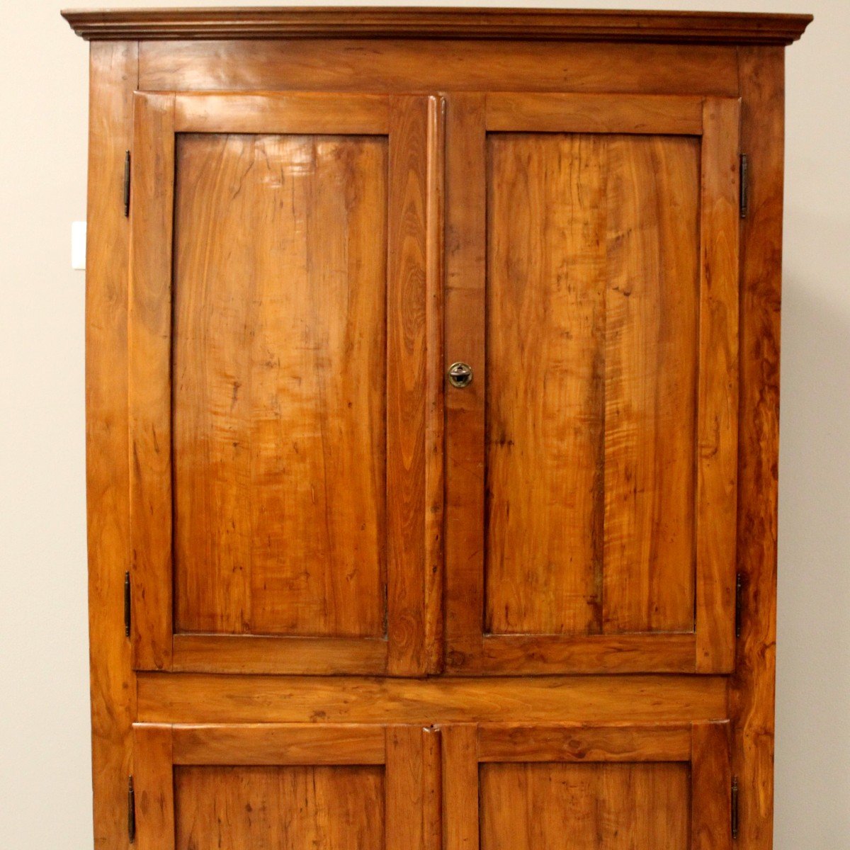 Antique Corner Cabinet Cupboard In Cherrywood - Italy 19th-photo-3