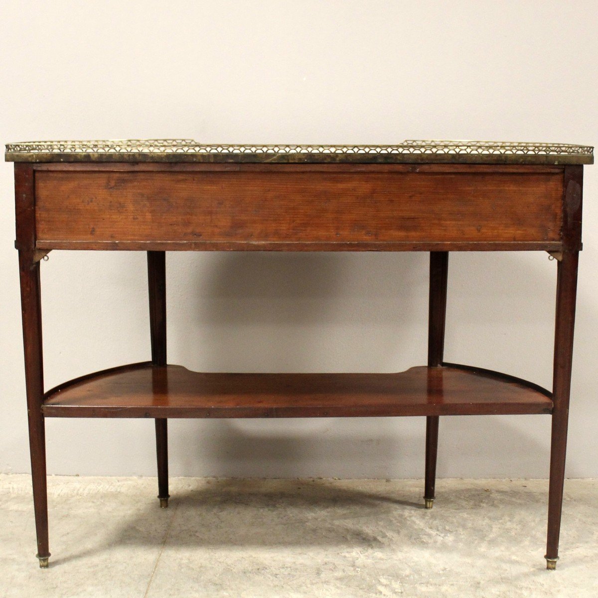 Antique Louis XVI  Console Table In Mahogany  - 19th-photo-8