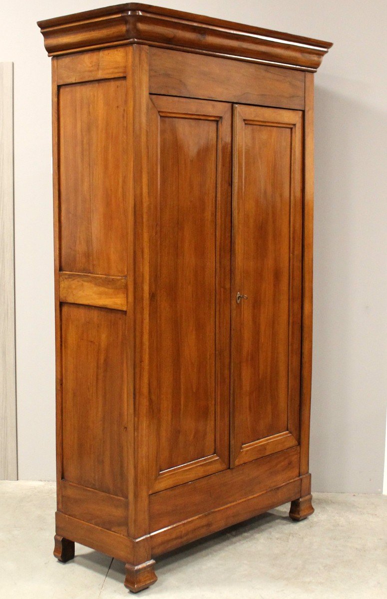 Ancien armoire buffet d'époque Louis Philippe en noyer - 19ème-photo-3