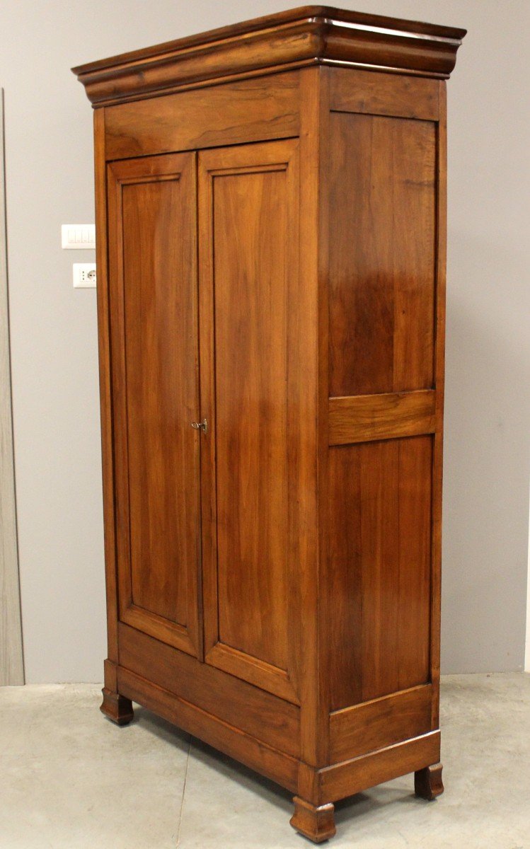 Ancien armoire buffet d'époque Louis Philippe en noyer - 19ème-photo-4