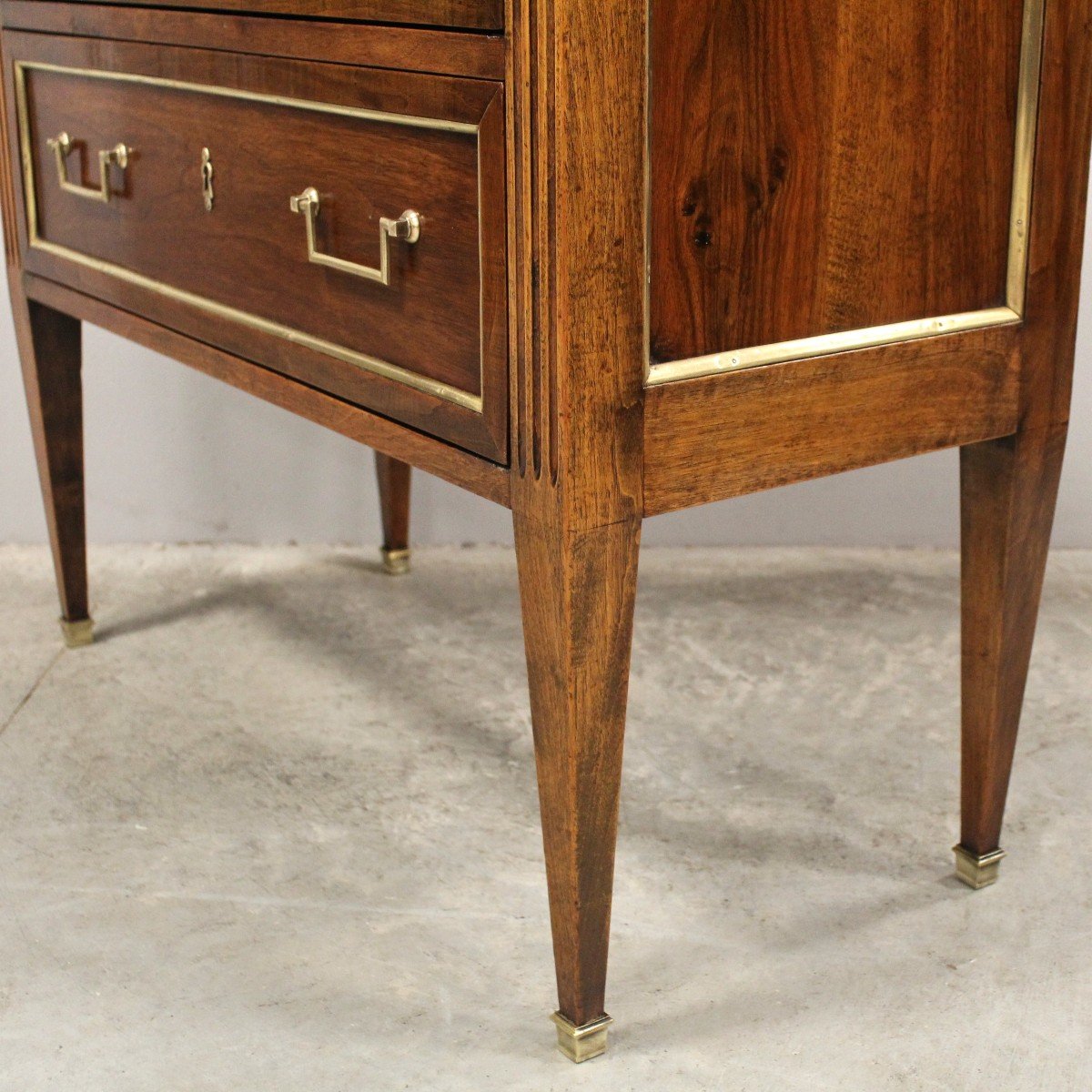 Ancien commode d'époque Directoire en acajou - 19ème-photo-6