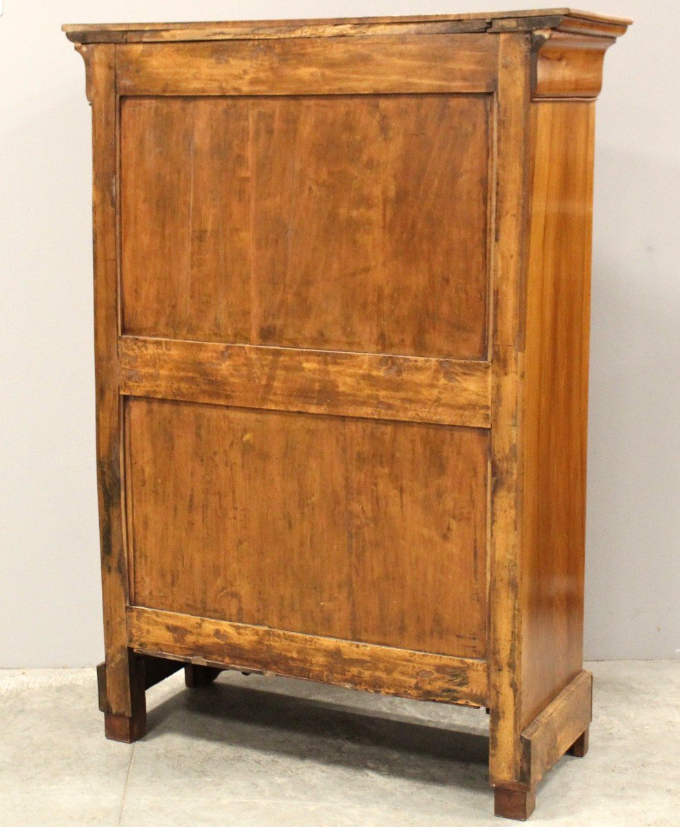 Antique Louis Philippe Weekly Chest Of Drawers In Walnut - 19th-photo-7