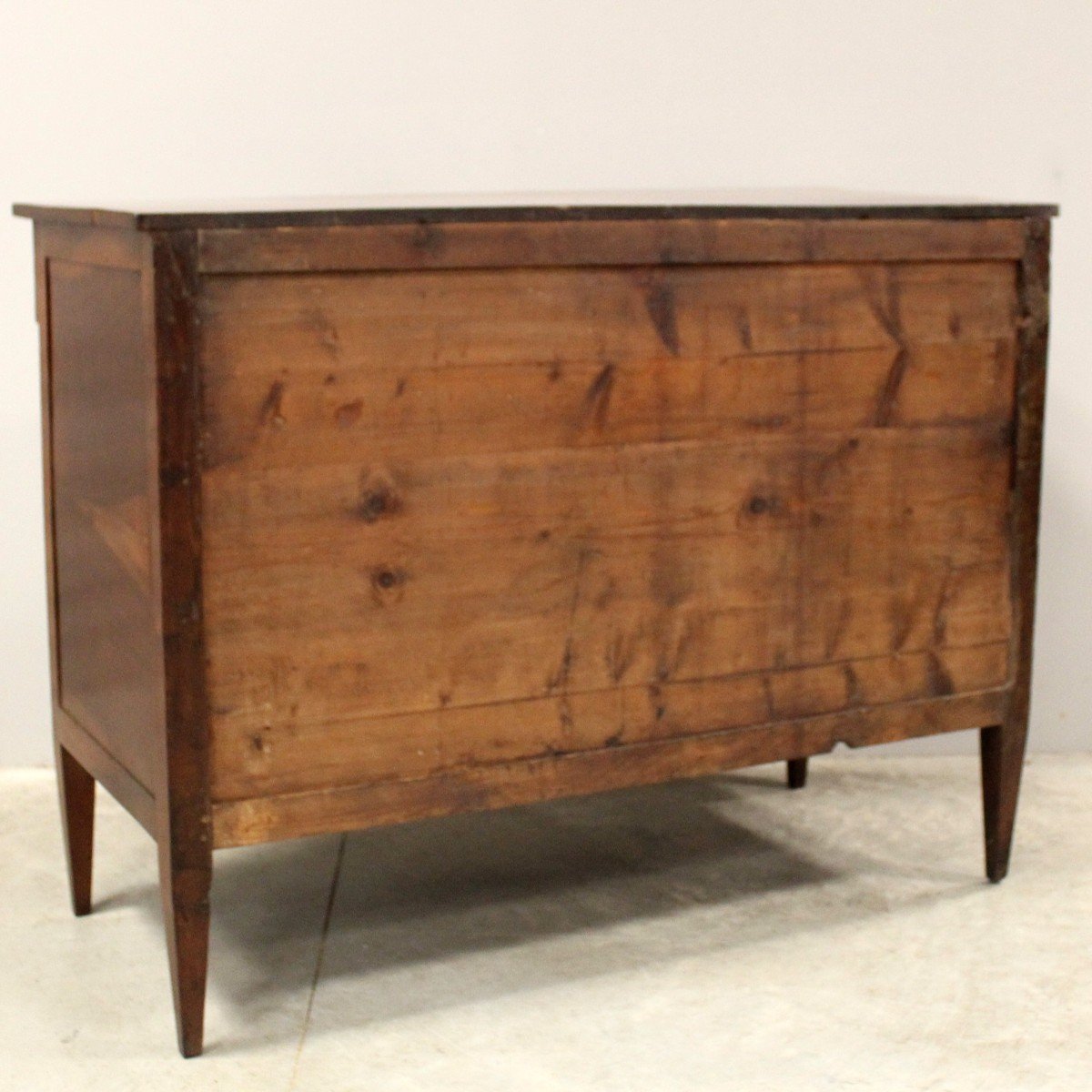 Antique Directoire Chest Of Drawers In Walnut - Italy 18th-photo-8