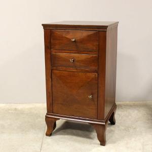 Antique Directoire Chest Of Drawers Cabinet In Walnut - Italy 18th