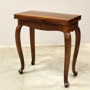 Antique Louis XV Table Console In Walnut - Italy 18th