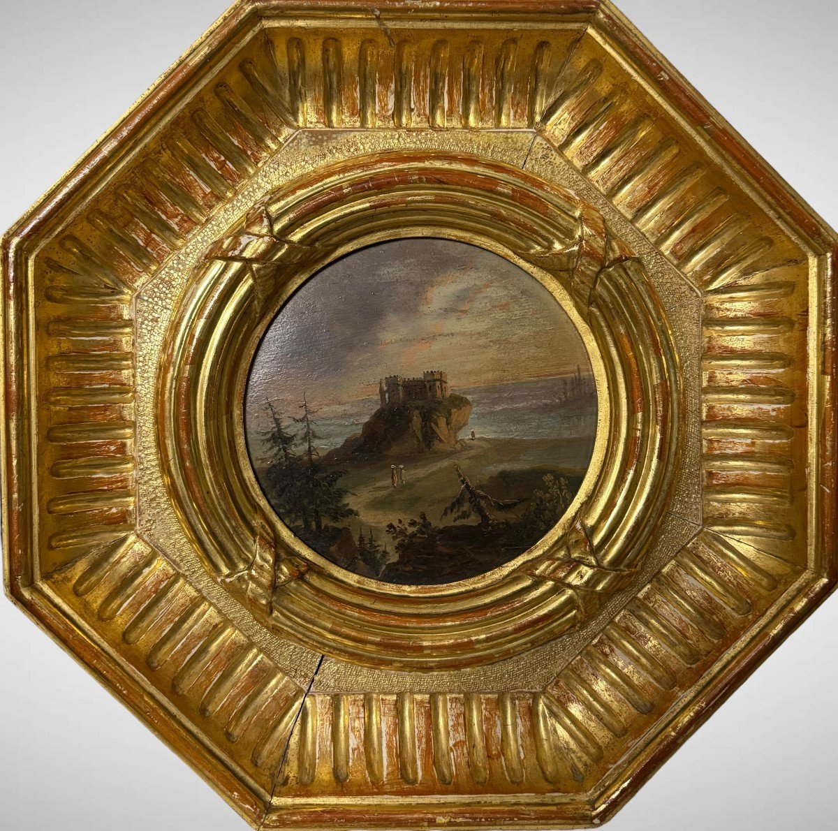 Pair Of Sea Landscapes - Early 19th Century-photo-3