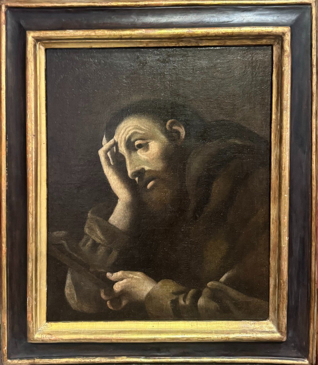 Painting "st. Francisco In Prayer" - Ercole Gennari