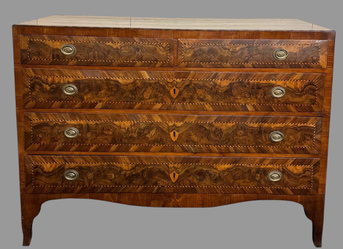 Louis XVI Inlaid Chest Of Drawers