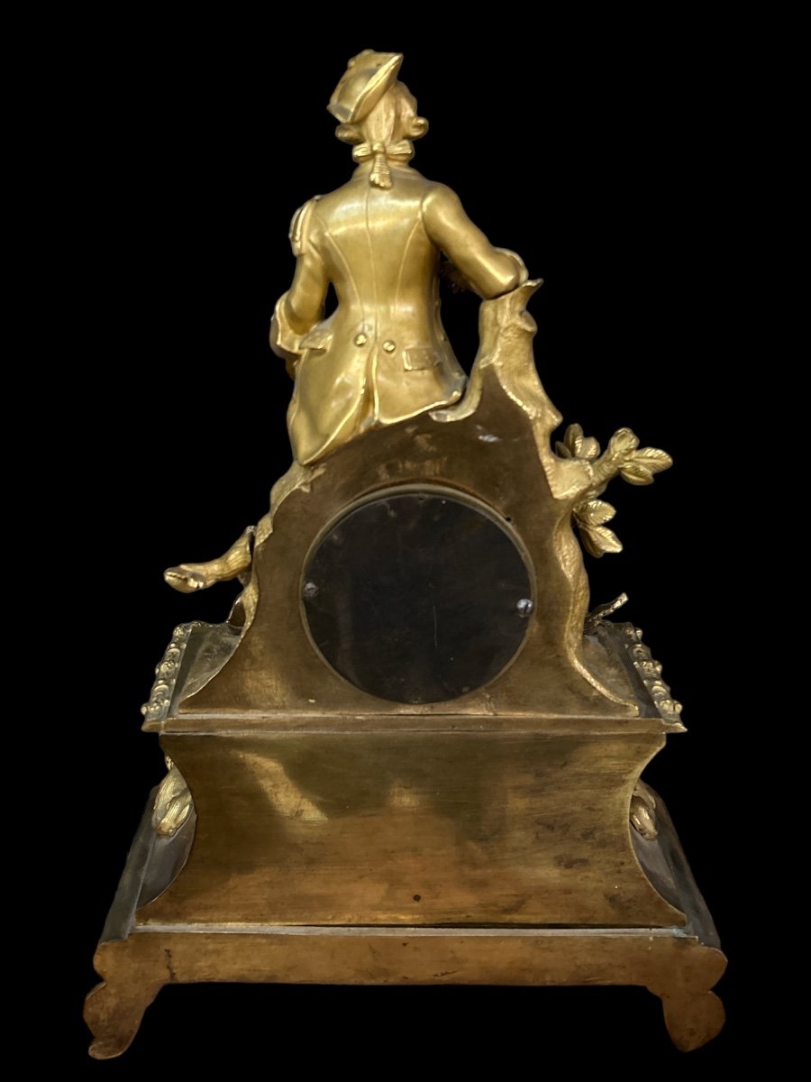 Table Clock 19th Century-photo-4