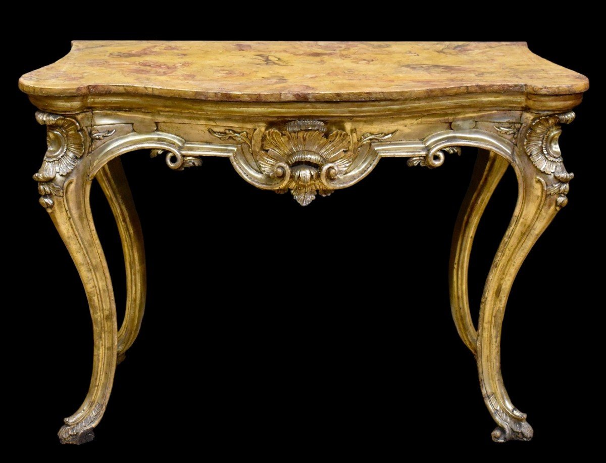 Console Napolitaine Siècle. XVIII