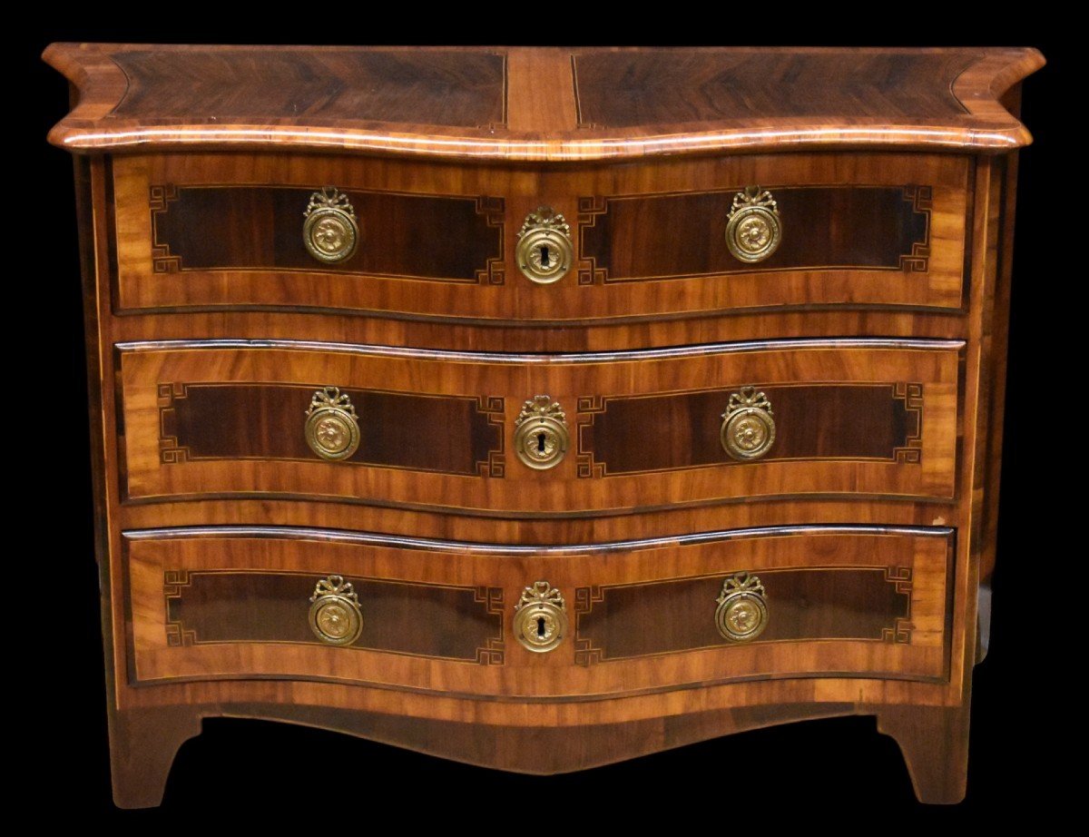 Piedmontese Chest Of Drawers Century XVIII