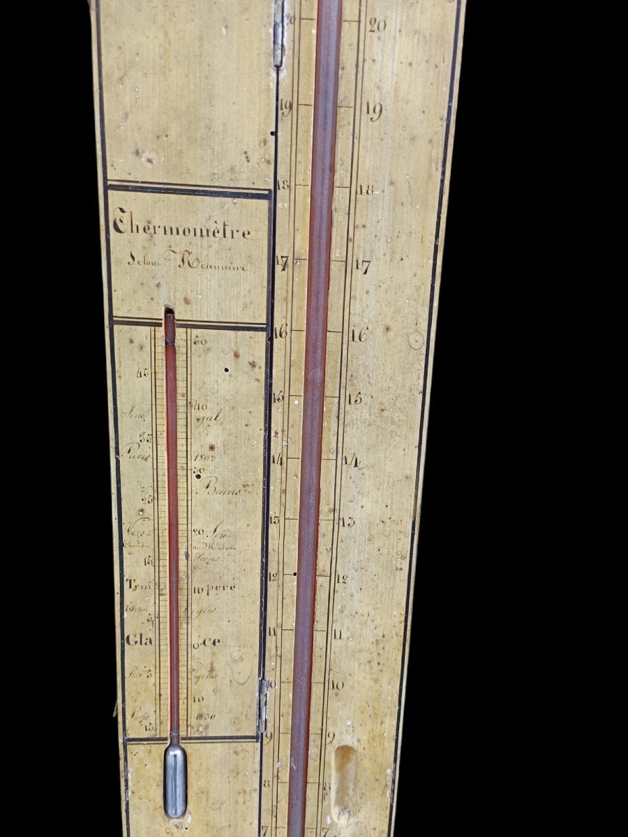 Barometer  "vincent Chevalier A Paris".paris,first Half XIXth Century.-photo-3