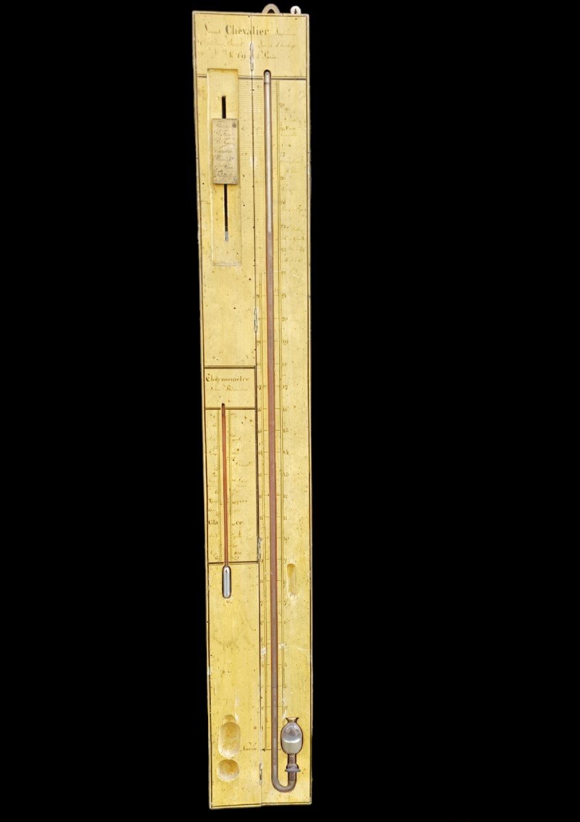 Barometer  "vincent Chevalier A Paris".paris,first Half XIXth Century.