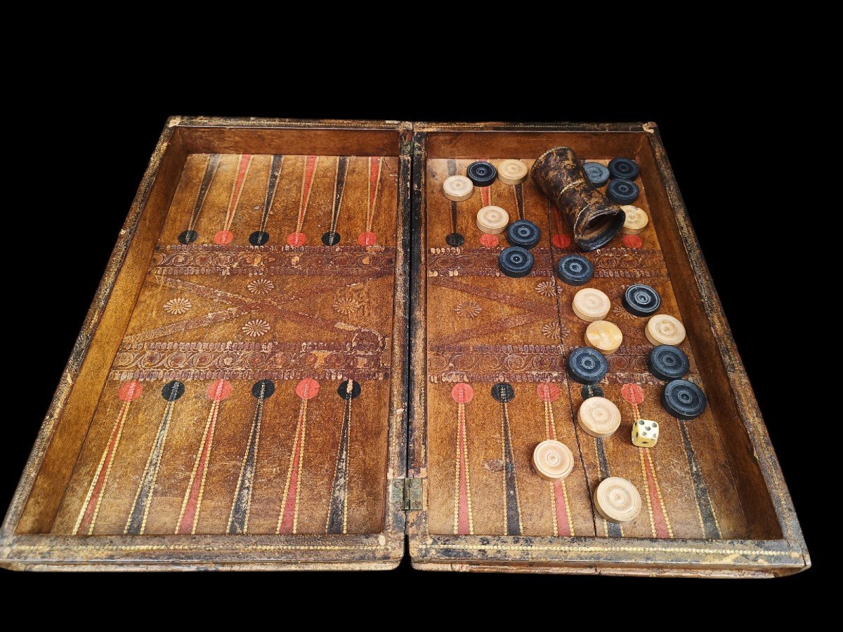 Jeu De Backgammon. Angleterre, Première Moitié Du XIXe Siècle.