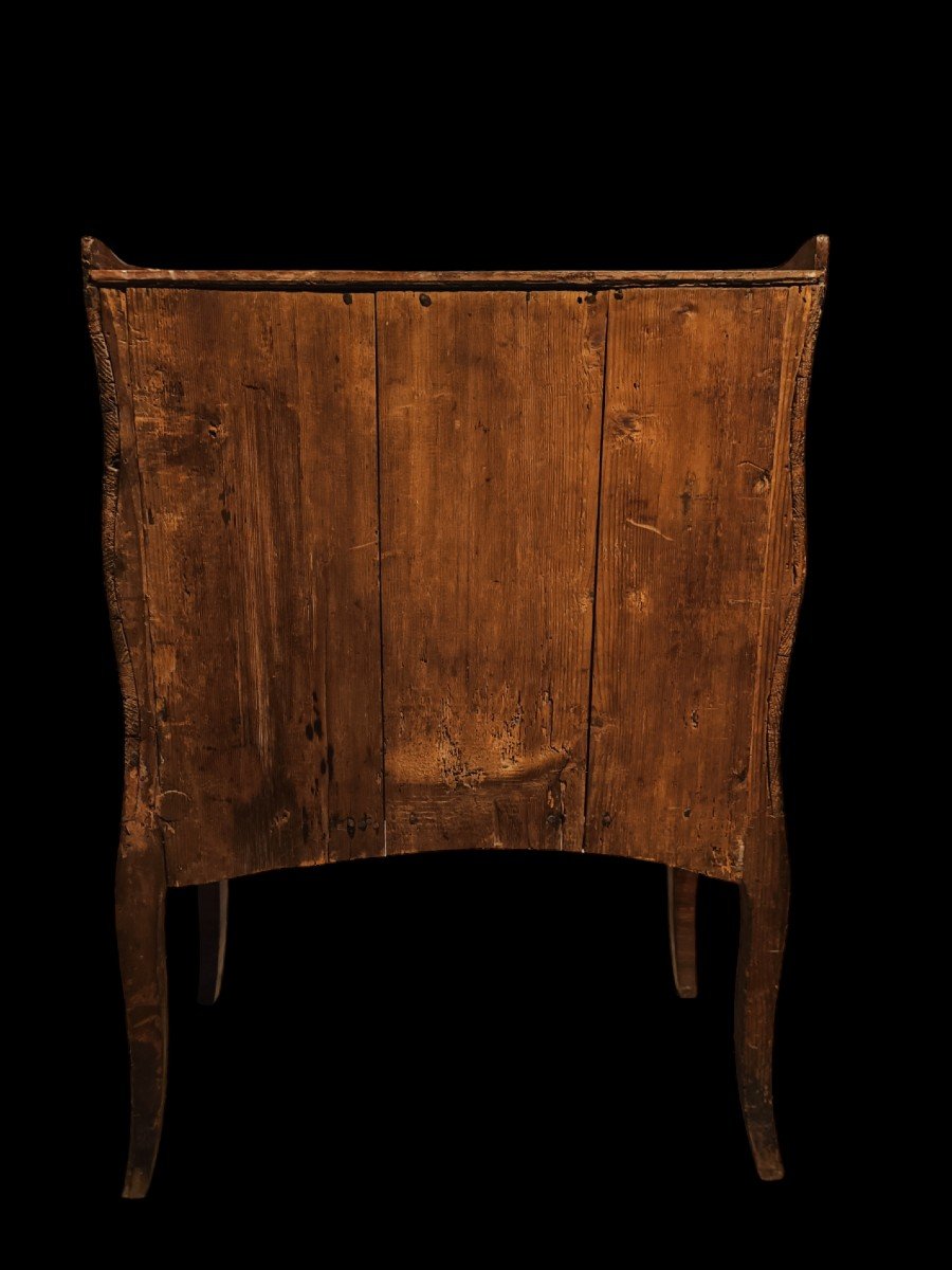 Veneered Bedside Table.sicily,early 18th Century.-photo-1