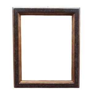 Frame In Imitation Porphyry  Lacquered Wood. Tuscany,18th Century.