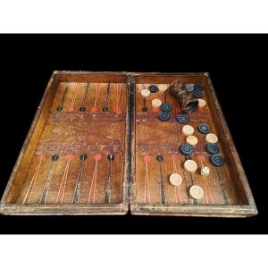 Jeu De Backgammon. Angleterre, Première Moitié Du XIXe Siècle.