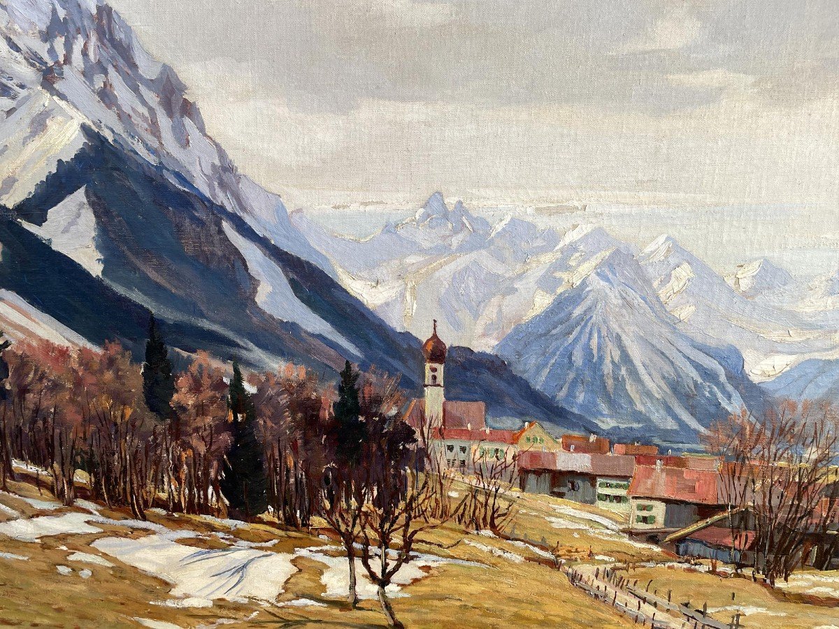 April In The Mountains – Fritz Schwaiger (1878-1953)  -photo-7