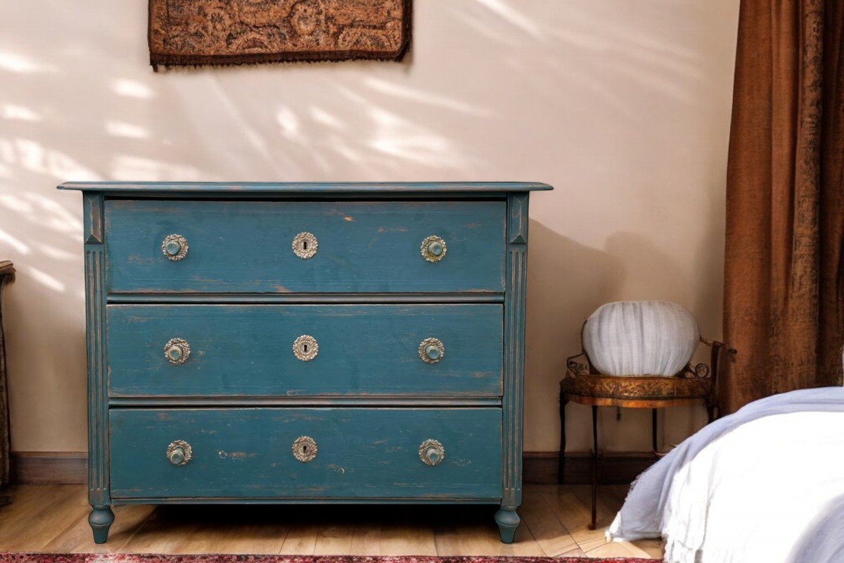 Alpine Painted Chest Of Drawers  -photo-2