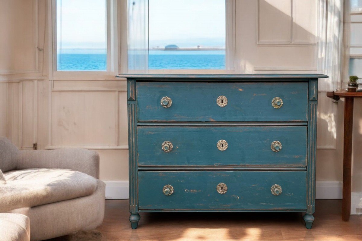 Alpine Painted Chest Of Drawers  -photo-4