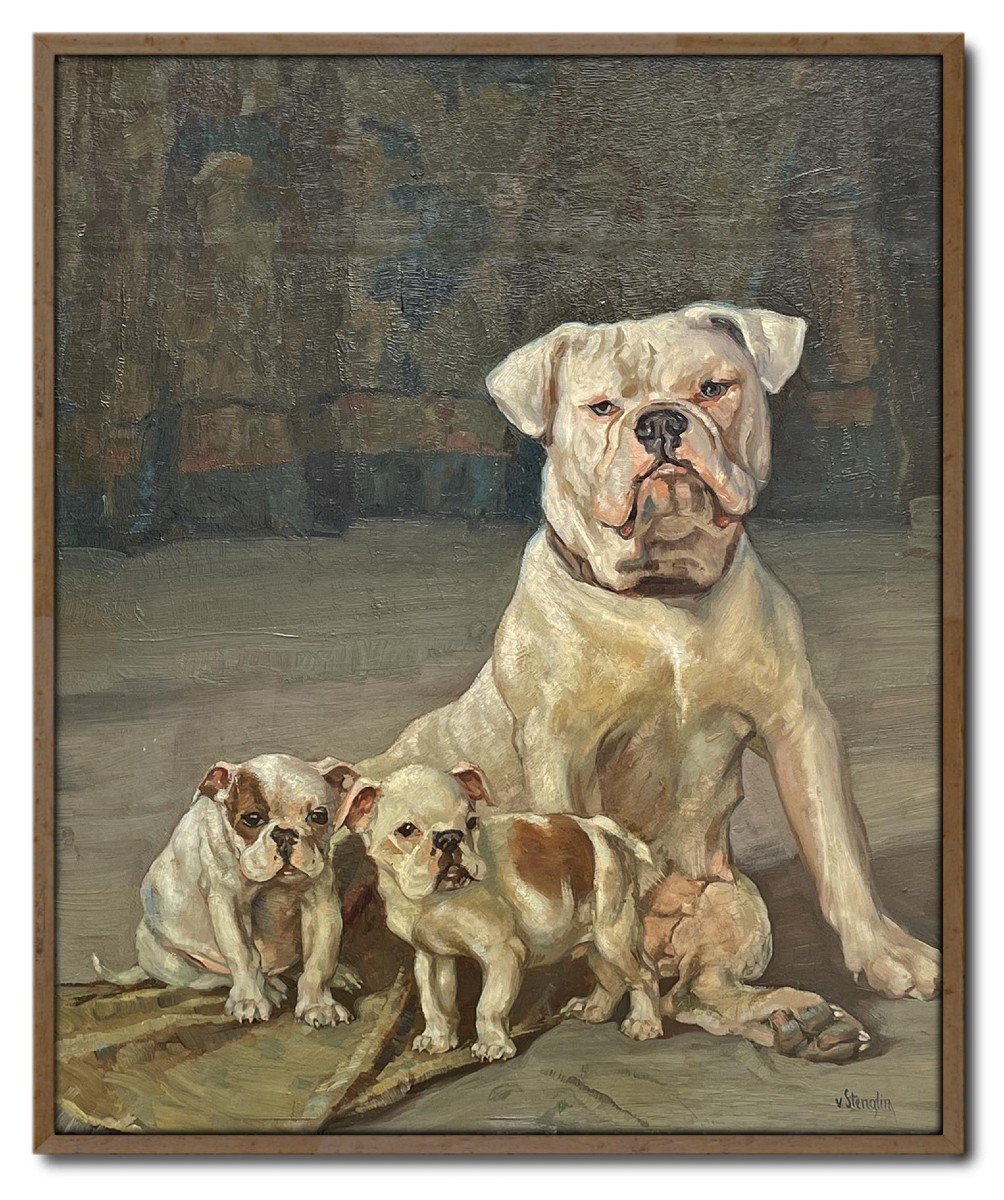 Ernst Hugo Von Stenglin (1862 – 1914) –a Family Of Bulldogs  