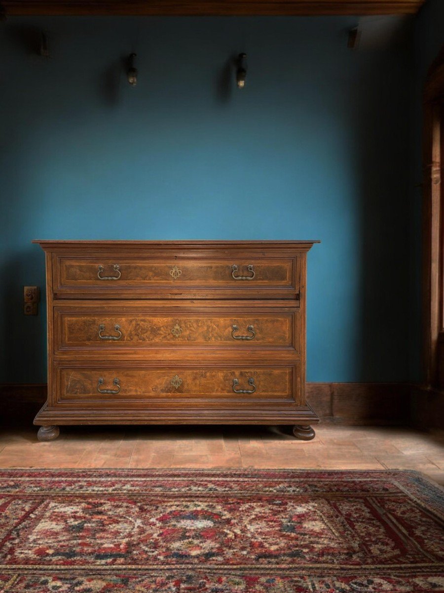 Italian 17th Century Commode With Flap  -photo-3