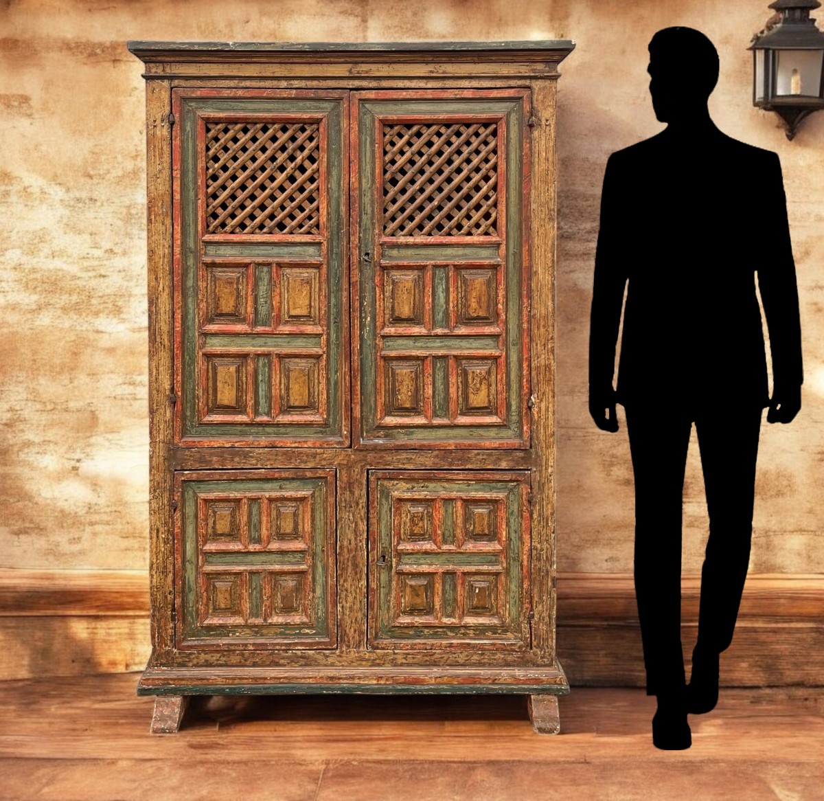 Armoire Peinte Espagnole  -photo-4