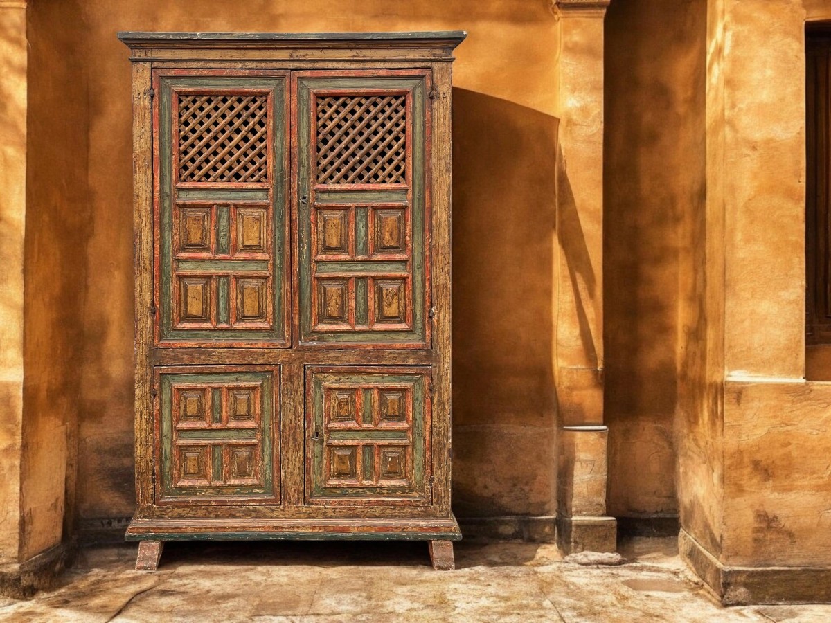 Armoire Peinte Espagnole  -photo-1