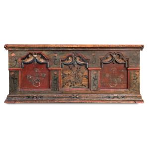 1822 Painted Tyrolean Chest Dated 