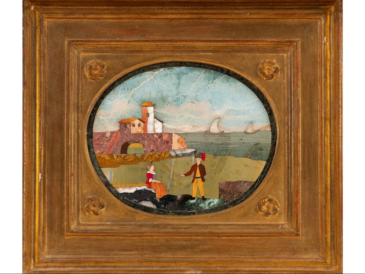 Plaque De Pietra Dura