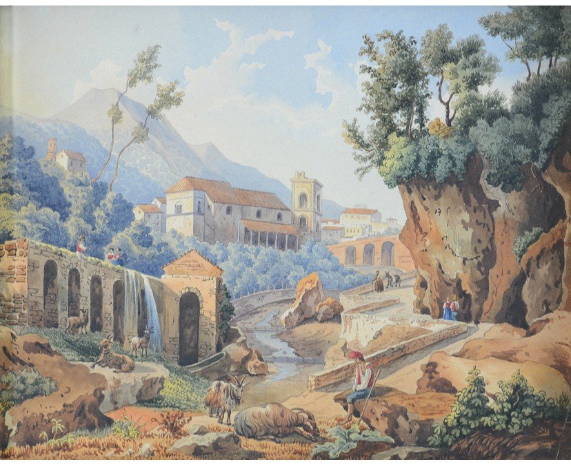 Watercolor On Roman Area Paper-photo-2