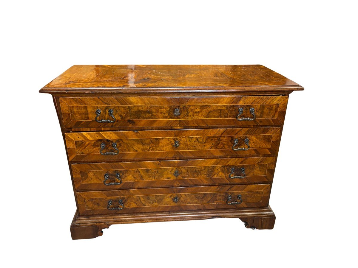 Commode Plaquées De Noyer, Emilia