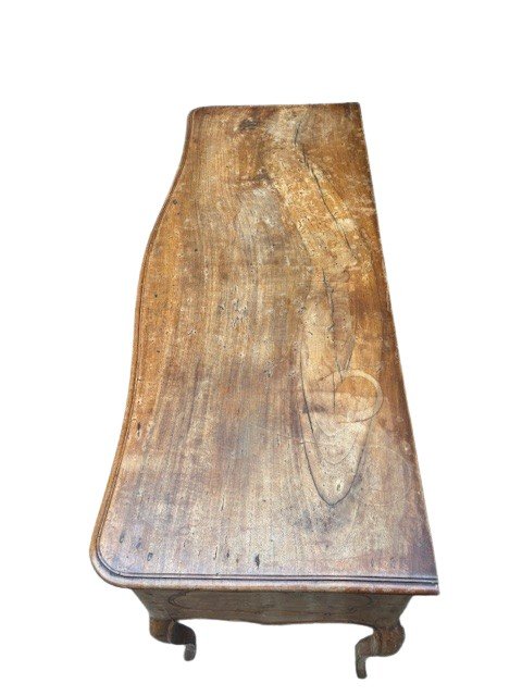 Walnut Console, Parma (back Replaced)-photo-4