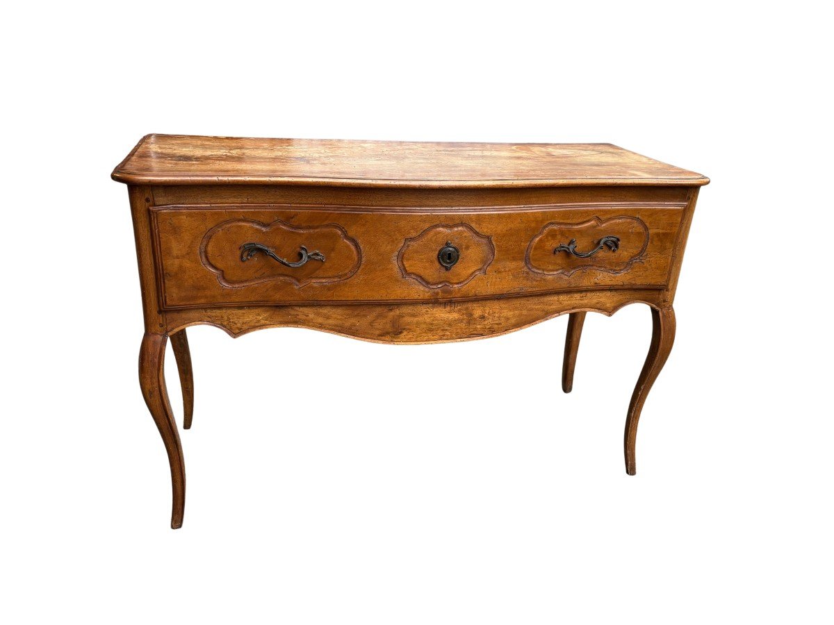 Walnut Console, Parma (back Replaced)