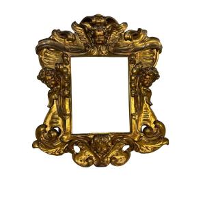 Roman Frame In Carved And Gilded Wood