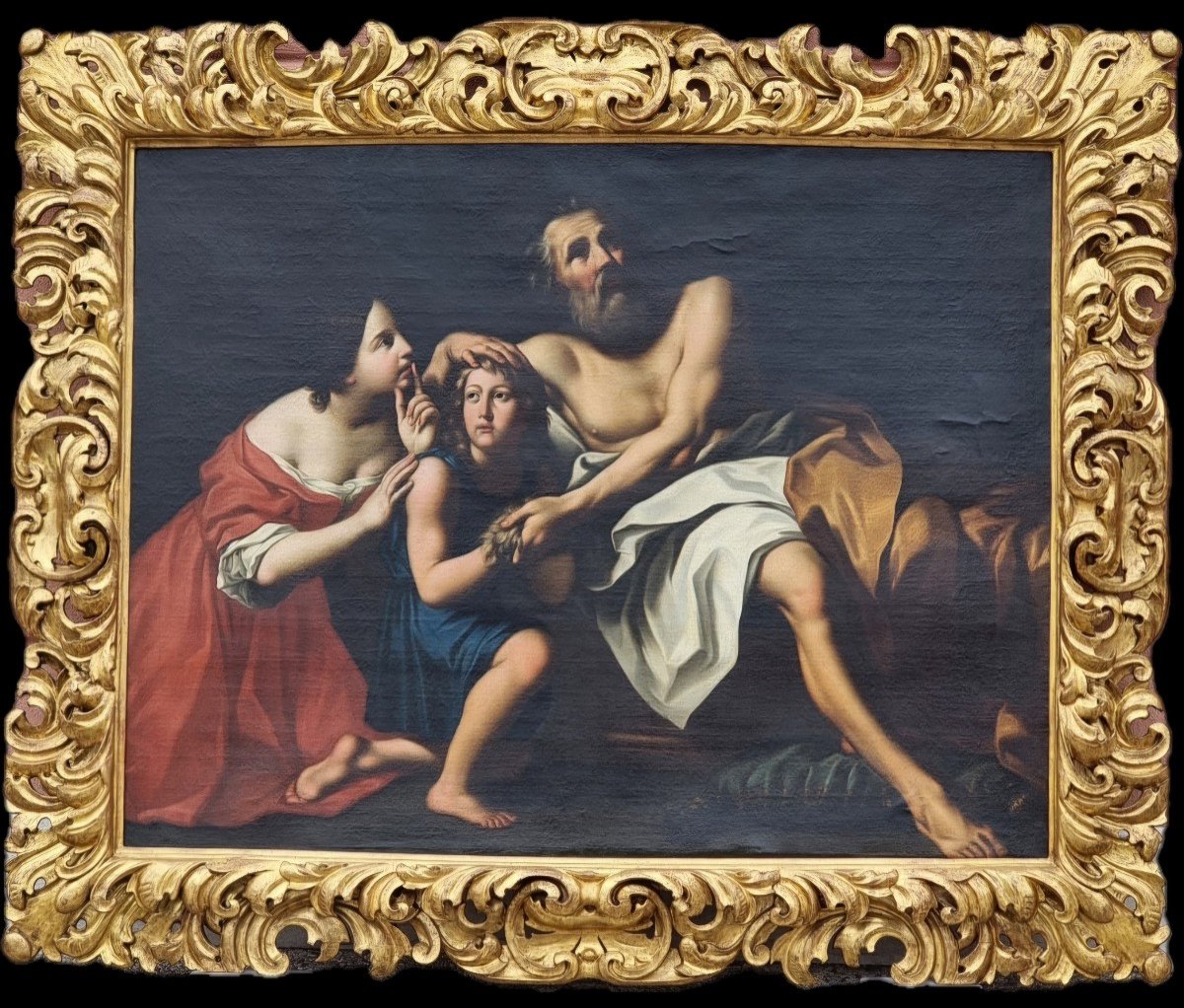 18th-century Painting: Isaac Blesses Jacob