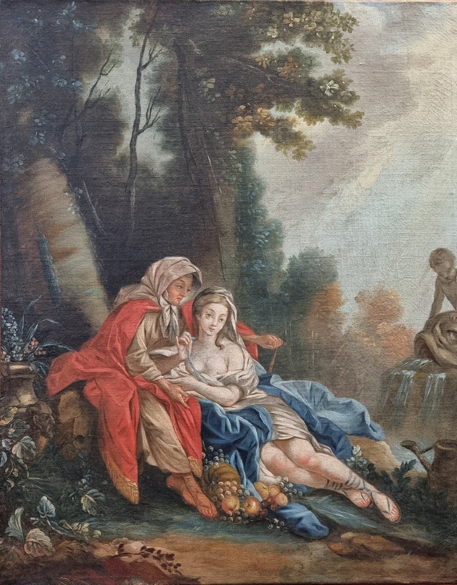 Mythological Painting – Vertumnus And Pomona