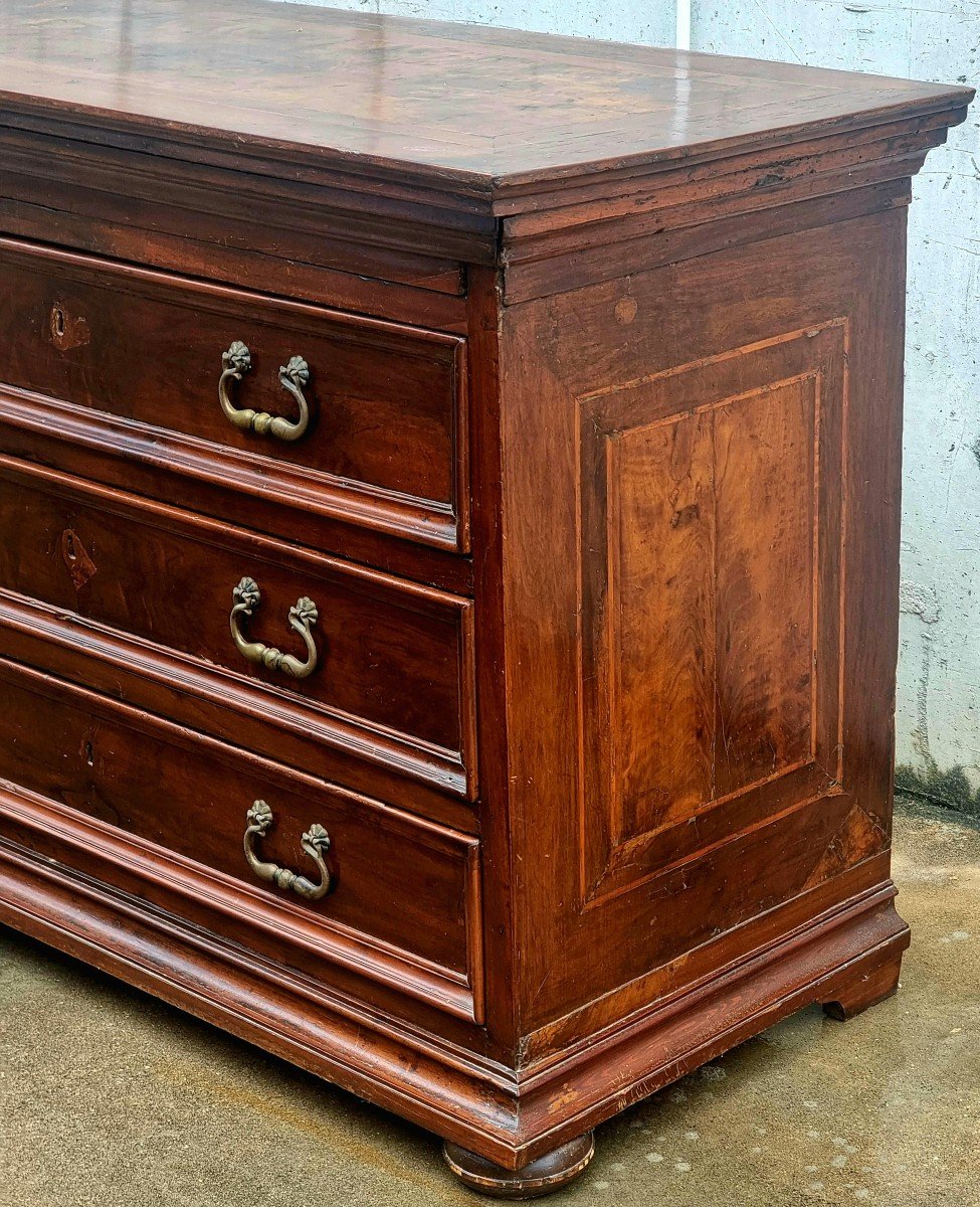 18th-century Veneto Chest Of Drawers With Inlays-photo-4