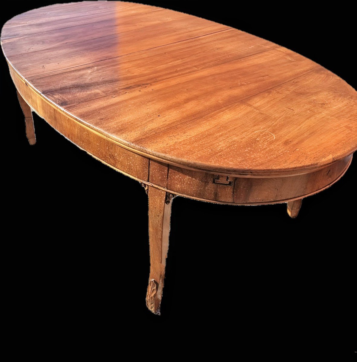 Oval Walnut Extendable Table From Veneto