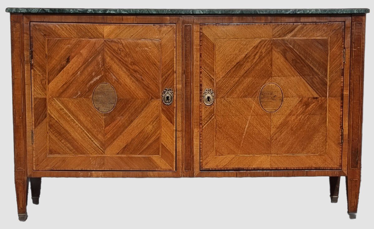 Pair Of Louis XVI Sideboards Of Piedmontese Craftsmanship