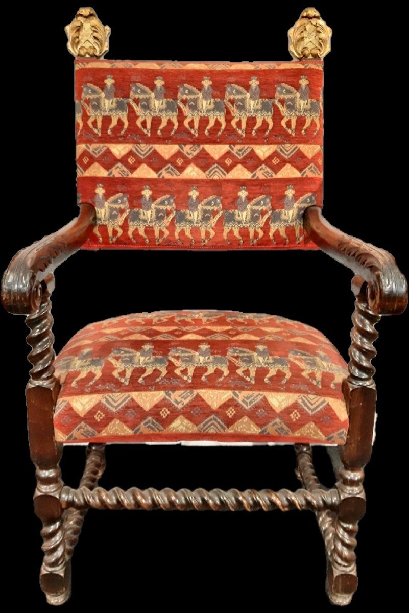 Fauteuil à Bobines Du XVIIIe Siècle